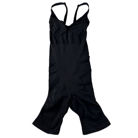NWOT Skims Seamless Sculpt Mid Thigh Bodysuit in Onyx Women’s Size S/M - Picture 2 of 7